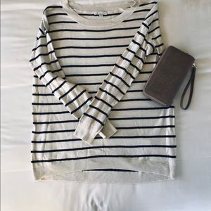 Light weight striped sweater